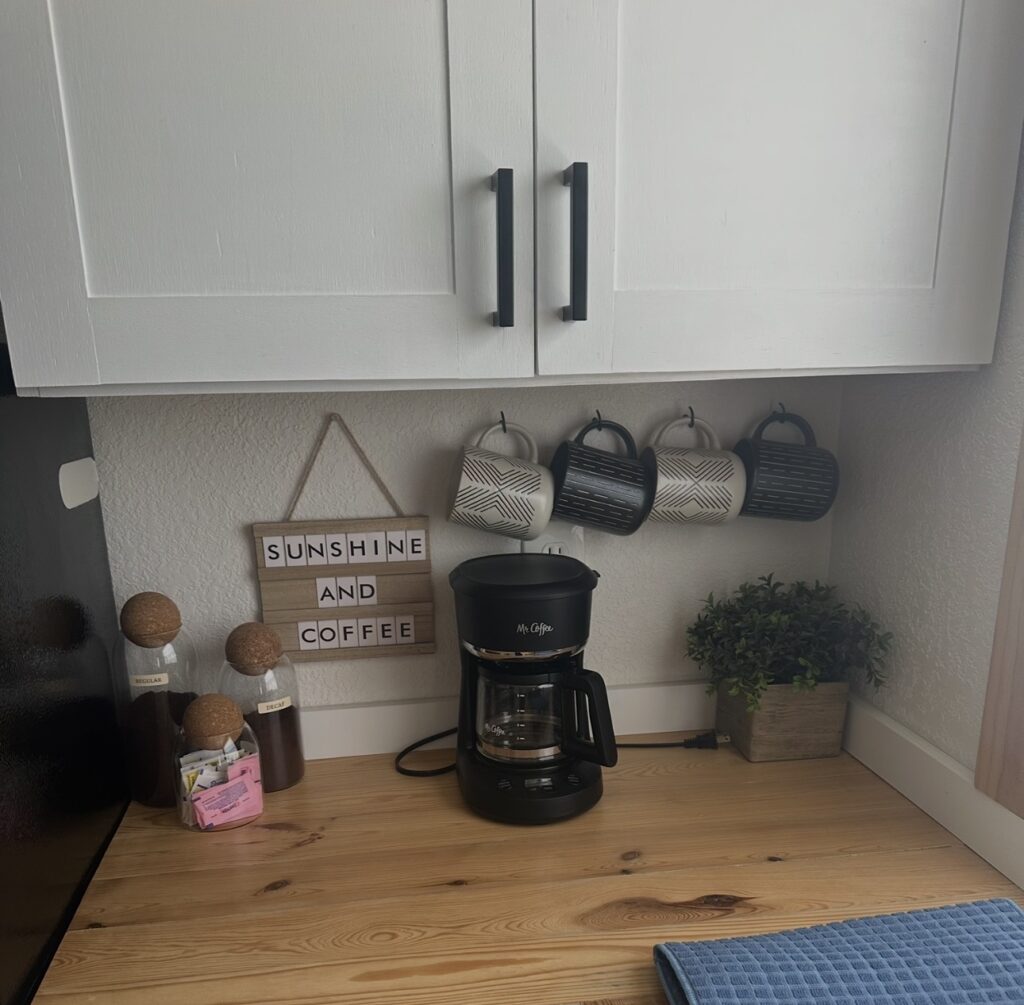 Guest house coffee station